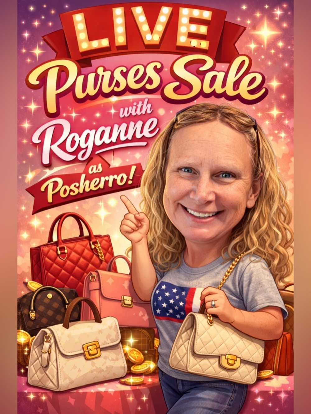 Come have fun  at a purse show with Posherro!